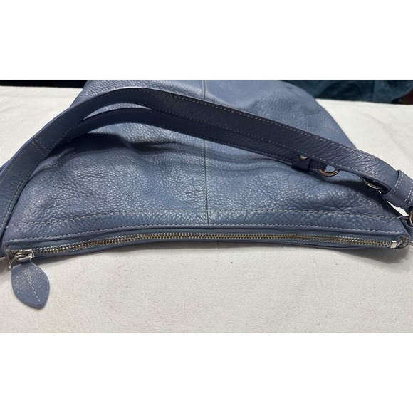 Coach Penelope Leather Convertible Shoulder Bag Cornflower Blue F19045 - Picture 7 of 8